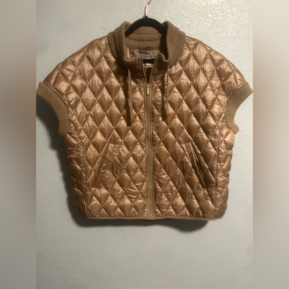 Martha Stewart Signature Diamond Quilted Short-Sleeve Puffer Vest - Picture 2 of 7